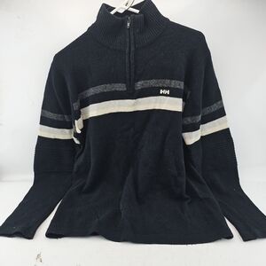 Helly Hansen Black and Gray Men's Sweater